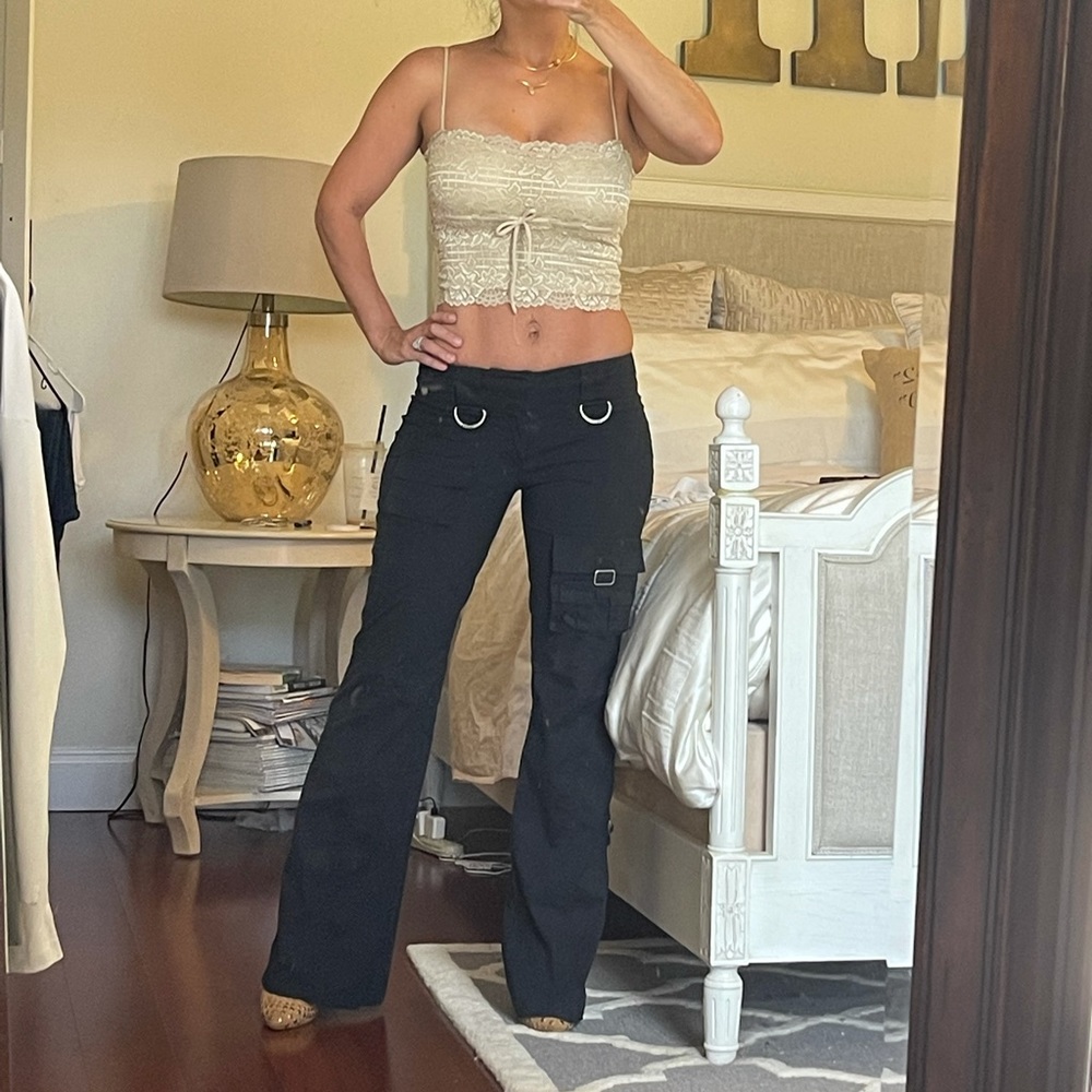 Guess Black Cargo Pants